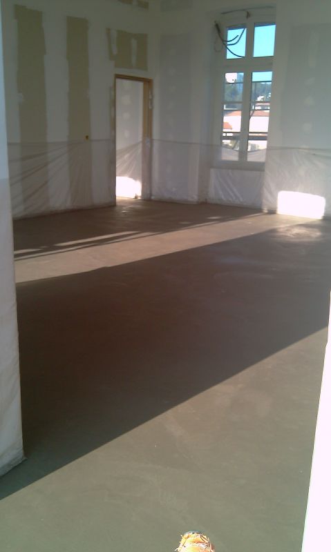 séchage d'une chape a Montpellier